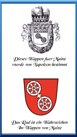 Das Wappen von Mainz, bestimmt durch Napoleon